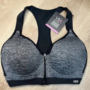 32 D sports bra VSX Victoria secret front close sport bra